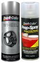 Dupli-Color HWP101 Silver High Performance Wheel Paint Bundle with Prep Spray (