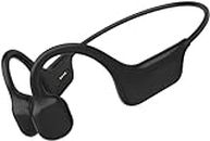 SANOTO Auriculares Conduccion Osea Open Ear Auriculares Bluetooth 5.0 Inalambricos IPX7 Impermeables y Resistentes al Sudor Auriculares Deportivos Adecuados para Correr Fitness
