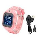 4G Smart Watch for Kids, IP67 Waterproof Kids Smartwatch with Touch Screen, 2 Way Voice Video Calling, SOS Alarm, Pedometer, HD Camera Phone Smartwatches for Boys Girls (Pink)