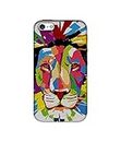 Amazon Brand - Solimo Designer Lion Multicolor Vector 3D Printed Hard Back Case Mobile Cover for Apple iPhone 5 / 5S