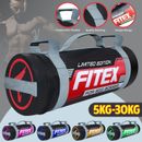 Weighed Power Bag Sand Filled 5-30KG Cross fit Fitness Gym Strength Training Bag