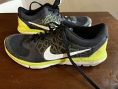 Size UK 8 Mens Nike Running Shoes Black And Green