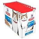 Hill's Science Diet Adult 7+ Senior Wet Cat Food, Ocean Fish, 85g, 12 Pack, Cat Food Pouches