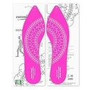 Canmore Fitting Inserts for High Heels,Women's High Heel Inside Anti Slip Insulation Insoles,Silicone Heel Shoe Pads for Women,Reduces Foot Odor & Discomfort(Pink-42,Pack of 1)