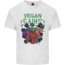Veganes Fitnessstudio Bodybuilding vegetarisch Herren Baumwolle T-Shirt Top