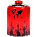 BisonBerg Paramount Alpine Screw Top Butane + Propane + N-Butane Gas Canister for Camping Gas Stoves (Camping can 445)