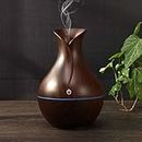 CoralTribe Wooden Cool Mist Humidifiers Essential Oil Diffuser Aroma Air Humidifier for Car, Office, Babies, humidifiers for Home, air humidifier for Room