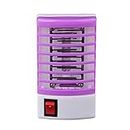 BRISEZZ Electronic Mosquito Killer Mosquito Repellent Uv Led Mosquito Repellent Socket Electric Mosquito Insect Trap Non-Toxic Smokeless Automatic Night Light Killing Mosquito (Violet)