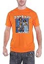 Outkast Hombre Camiseta Naranja S, 100% algodón, Regular