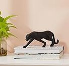 Amazon Brand - Solimo Modern Resin Black Panther Showpiece for Home Décor