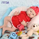 IVITA 19" Soft Silicone Reborn Baby Girl Silicone Doll Kids Playmate Toy Gift