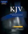 KJV Concord Wide Margin Reference Bible, Black Calf Split Leather, KJ764:XM...
