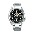 Seiko Stainless Steel Analog Black Dial Men Watch-Srpe57K1, Bandcolor-Silver