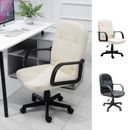 PU Leather Home Office Chair Swivel Executive PC Computer Desk Table Adjustable