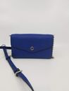 Authentic New MICHAEL KORS Electronics Saffiano PVC Small Sapphire Crossbody Bag