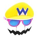 Disfraces de fiesta de Nintendo - Sun-Staches Super Mario - Wario SG2570