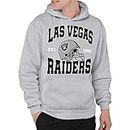 Junk Food Clothing x NFL - Las Vegas Raiders - Team Helmet - Unisex Adult Pullover Fleece Hoodie for Men and Women - Size XX-Large