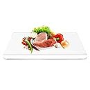 Acrylic Cutting Board, Acrylic Cutting Boards for Kitchen Counter, Clear Non Slip Cutting Board with Lip, Cutting Fruits And Vegetables Clear Cutting Board Countertop Protector