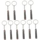 Milisten 10 pcs Pendant Holder Bag Party Guzheng Gifts Simulation Themed Keyring Keychain Charm Miniature Hanging Musical Key Kids Gift Adults Collectible Lover Instrument Favors Ring