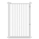 Safety Extensions Door Pet Playpens Safety Gates Metal Safety Gates for Dogs Cats,for Doorways Stair Indoor