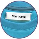 100 Nursing Home Labels for Clothing, Sew On Material