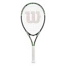 Wilson Tour Slam Adult Recreational Tennis Racket - Grip Size 4 - 4 1/2", Grey/Green