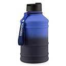 Navaris Stainless Steel Water Bottle - Single-Walled 74oz (2.2L) Large Metal Sports, Camping, Gym Canteen for Drinking Water, Drinks - Gradient Color