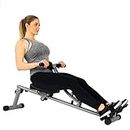 Sunny Health & Fitness SF-RW1205 Rowing Machine Rower with 12 Level Adjustable Resistance, Digital Monitor and 100 KG Max Weight