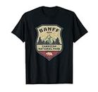 Vintage Retro Canadian Banff National Park Camisas Souvenirs Camiseta