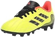 adidas Copa Sense.4 Flexible Ground Soccer Shoe, Team Solar Yellow/Black/Solar Red, 5.5 US Unisex Big Kid