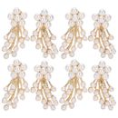Pearls Rhinestones Flower DIY Clothing Shoes Jewelry Decoration Accessories MFS