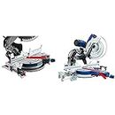 Bosch GCM12SD 120-Volt 12-Inch DB Glide Miter Saw & Bosch MS1233 Crown Stop Kit for Bosch Miter Saws, Includes Mounting Knobs and Hardware