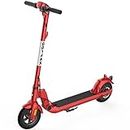 Gotrax Apex Electric Scooter for Adults - 8.5" Pneumatic Tires - Max 24Km and 25km/h Speed - Bright Headlight and Taillight - Aluminum Alloy Frame and Cruise Control - Foldable Escooter, (Light Red)