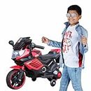 Tiny Town Super Red Bike with Rechargeable Battery Operator Ride On Bike for Kids - 3 to 7 Years -Red