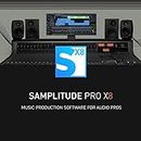 SAMPLITUDE Pro X8 - The Master of Pro Audio | Recording, Editing, Mixing & Mastering | Audio Software | Music Program | for Windows 10/11 PC | 1 PC License