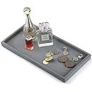 Concrete Trays for Bathroom Vanity Trays for Counter Towel Tray (Gray)