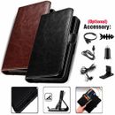 For Samsung Galaxy S9 S22 S10E S10 Leather Wallet Thin Case Cover / Accessories