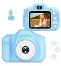 CADDLE & TOES Kids Camera for Girls Boys, Kids Selfie Camera Toy 13MP 1080P HD Digital Video Camera for Toddler, Christmas Birthday Gifts for 4+ to 15 Years Old Children (Multicolor) (New Blue)