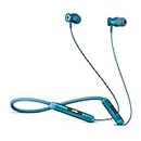 AMS NB-30 Newly Launched, in Ear Earphones with 80Hrs Playback, Bluetooth 5.0 Wireless Headphones with mic, Deep Bass Neckband, IPX5 Water Resistance,Magnetic Earbuds, Fast Charging | Blue