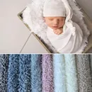 New Newborn Backdrop Faux Fur Flokati Rug Blanket Shoot Studio Accessories Baby Bebe Photography