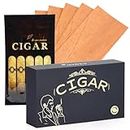 Portable Cigar Humidity Control Pouch 5-Pack Each Humidity Control Bag Contains a Spanish Cedar Wood chip Cigar Gift Boxes for Beginners and Travelers Cigar Accessories