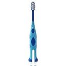 LuvLap Tiny Giffy Kids Toothbrush, Bpa Free, Toddler Manual Toothbrush for Boys & Girls, 18M+, Multicolour (Assorted Colours, Colours May Vary)