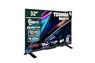 TOSHIBA 32WV2E63DG Smart TV de 32" con Resolución HD HDR10, Compatible con asistentes de Voz Alexa y Google, TV Satélite, Bluetooth, Dolby Audio