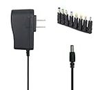 Excelity AC-DC 5V 1A Wall Charger Power Adapter with Plug 5.5 x 2.5mm / 5.5 x 2.1mm