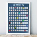 100 Scratch Off Bucket List Poster Boxset zum Ansehen ideales Geschenk für TV-Serie Fan 