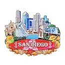 3D San Diego Magnet California Souvenir