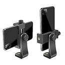 SharingMoment Premium Smartphone Holder/Vertical and Horizontal Tripod Mount Adapter Rotatable Bracket with 1/4 inch Screw/Adjustable Clip for iPhone, Android Cell Phone, Selfie Stick, Camera Stand