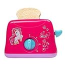 Toy Chef Play Kitchen Appliances – Premium Pretend Toaster for Kids– Unicorn-Theme Pink Toddler Kitchen Accessories – Cool Present for Girls and Boys