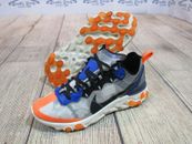 BONITOS Zapatos Nike React Element 87 Azul Trueno Total Naranja Knicks Para Hombre Talla 4.5
