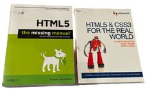 Lot of 2 HTML5 Textbooks